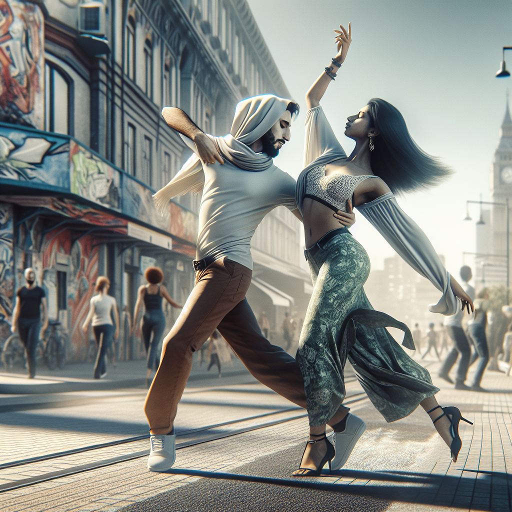 A Man ans women dancing kizomba